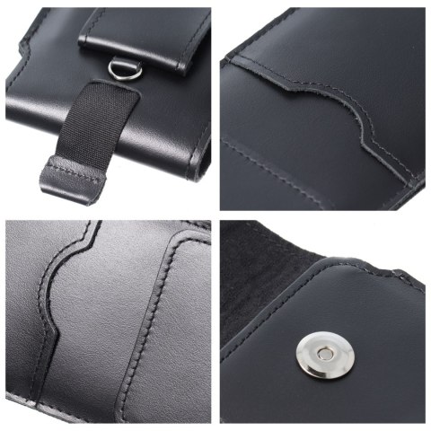 Etui wsuwane na telefon skórzane wsuwka z klapką do Samsung S21 ULTRA / Huawei P SMART 2021 / Xiaomi Redmi 12 / Oppo A98 5G Roya