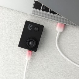 Kabel USB A do Micro USB Forcell F-Energy QC3.0 2,4A 18W Gradient 1 m C351 biały