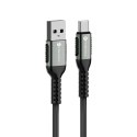 Kabel USB A do USB C Forcell F-Energy QC4.0 3A 66W Cafule 0,5 m C256 czarny