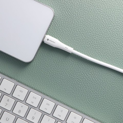 Kabel USB A do USB C Forcell F-Energy QC4.0 3A 66W Silicone 1 m C342 biały