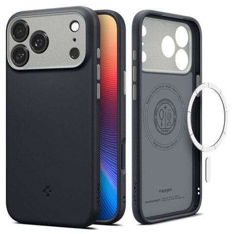 SPIGEN futerał NANO POP MAG kompatybilny z MagSafe do IPHONE 17 Pro Max black sesame