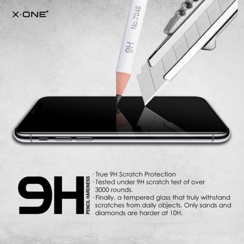 Szkło hartowane X-ONE Full Cover Extra Strong Matowe - do iPhone 15/16 (full glue) czarny