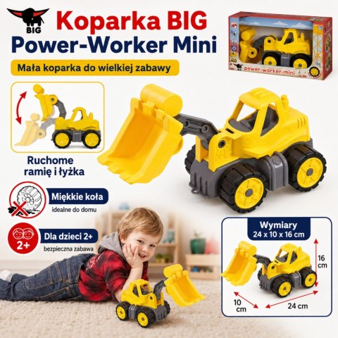 BIG Power Worker Mini Ładowarka Samochód do Piasku