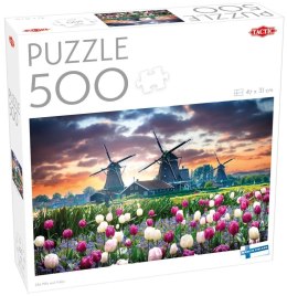 Puzzle 500 Lovers Old Mills and Tulips
