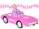 Autko Retro Cadillac na pilota + Elegancka Lalka w Futrze RC0745