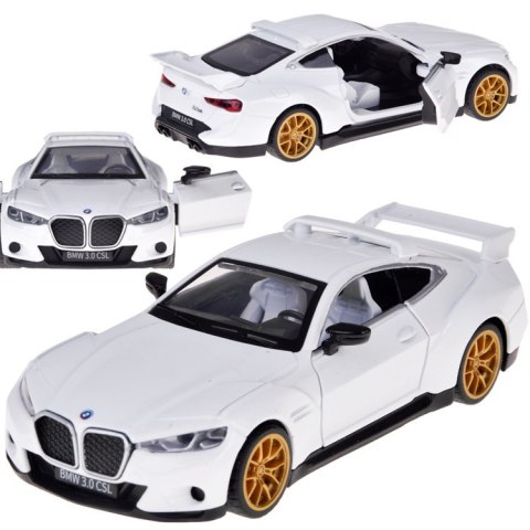 Auto Metalowe sportowe BMW 3.0 CSL 1:34 Efektami Dźwięk i Światło ZA5948