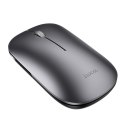 Myszka bezprzewodowa dual-mode (Bluetooth, 2.4G) 1600 dpi Hoco GM43 szara
