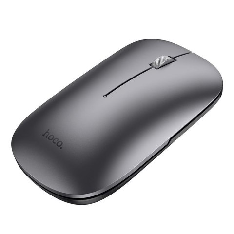 Myszka bezprzewodowa dual-mode (Bluetooth, 2.4G) 1600 dpi Hoco GM43 szara