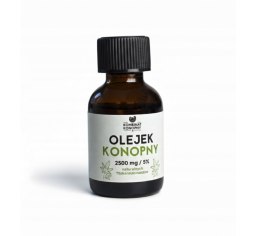 Olejek Konopny - Kombinat Konopny 5% - 2500 mg - 50 ml
