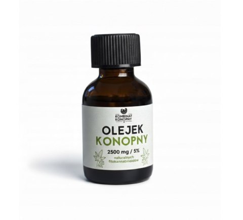 Olejek Konopny - Kombinat Konopny 5% - 2500 mg - 50 ml