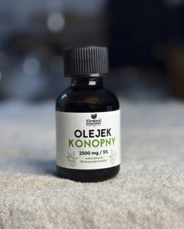 Olejek Konopny - Kombinat Konopny 5% - 2500 mg - 50 ml