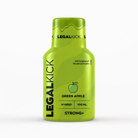 Shot konopny Legal Kick GREEN APPLE zielone jabłko STRONG+ 100 ml