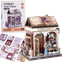 Drewniane PUZZLE 3D Seria budynek Księgarnia 148 ele oświetlenie ZA6014