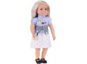 Elegancka Lalka 48 cm z długimi blond włosami - urocza stylizacja ZA5843