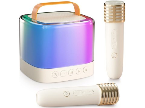 Głośnik Bluetooth + mikrofon bezprzewodowy x2 ZESTAW KARAOKE IN0178