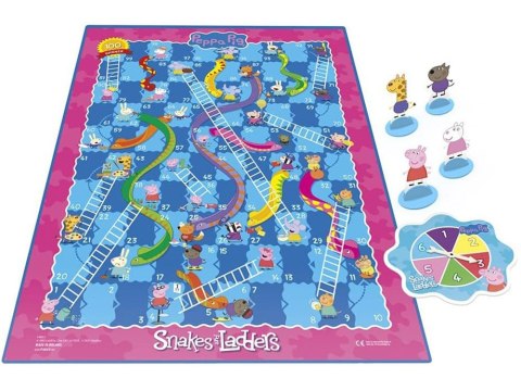 Hasbro Gra planszowa Drabiny i węże Świnka Peppa i postaci z bajki GR0672