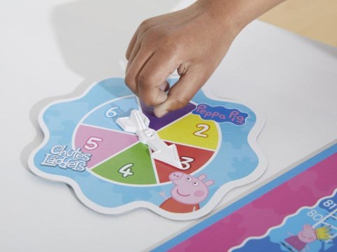 Hasbro Gra planszowa Drabiny i węże Świnka Peppa i postaci z bajki GR0672