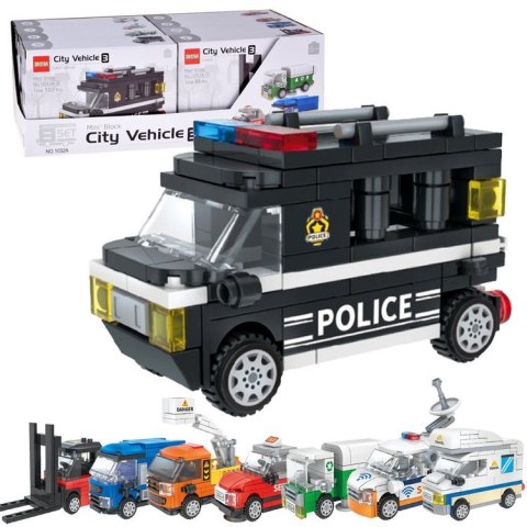 Klocki konstrukcyjne CITY VEHICLE 3 modele z serii: pojazdy miejskie ZA5853