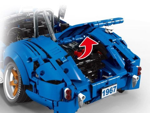 Klocki techniczne 1816-elementów Auto sportowe Cobra-427 ZA5307