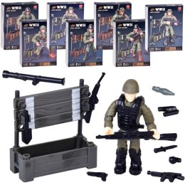 Klocki żołnierz WWII figurka żołnierzyk model do złożenia 28 ele ZA5723