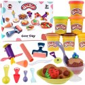 Masa plastyczna x8 ZESTAW CUKIERNIA foremki do ciasta + sztućce ZA5195
