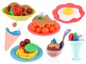 Masa plastyczna x8 ZESTAW CUKIERNIA foremki do ciasta + sztućce ZA5195