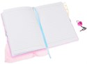 Pamiętnik 3D Notes na kluczyk Pluszowa różowa ŚWINKA + kłódka ZA4821