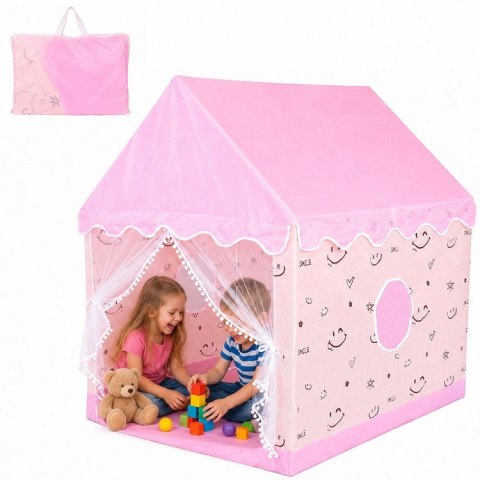 Pastelowy Domek Marzeń dla Dziewczynki Namiot do Zabawy 120x100x130 ZA6156