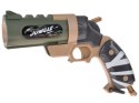 Pistolet na piankowe naboje + puszki zestaw strzelecki dla dzieci ZA5981