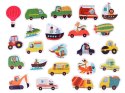 Puzzle dla dzieci 23 elementy UKŁADANKA POJAZDY - połącz 2 ele ZA4750