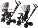 Rowerek trójkołowy Tiny Bike 3w1 beżowy z daszkiem SP0650