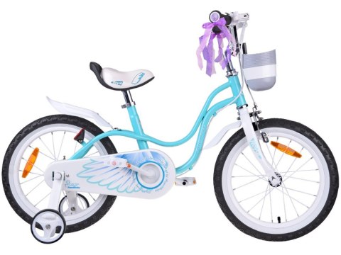 RoyalBaby Rower dziecięcy 16" Little Swan Koszyk + kółka boczne RB16-18