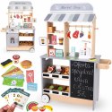 Sklep drewniany dla dzieci - MARKET interaktywny z kostkarką ZA6167