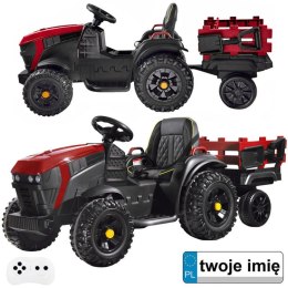 Traktor na akumulator dla dzieci +przyczepa PA0240