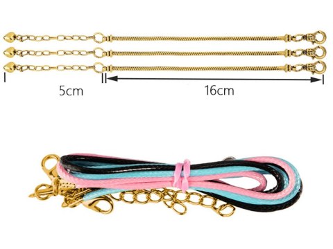 Zestaw do robienia bransoletek KORALIKI zawieszki CHARMS + torebka ZA4692