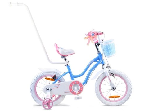 RoyalBaby Rower dziecięcy 14" STAR GIRL Koszyk + boczne kółka RB14G-1