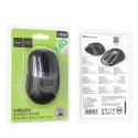 Myszka bezprzewodowa Hoco 2.4G 1600 dpi GM28 czarno szara