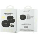 Sluchawki bezprzewodowe douszne OWS Guess Metalic Finish Electropated Parts Classic Logo czarne