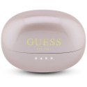 Sluchawki bezprzewodowe douszne OWS Guess Metalic Finish Electropated Parts Classic Logo różowe