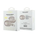 Sluchawki bezprzewodowe douszne OWS Guess Metalic Finish Electropated Parts Classic Logo różowe
