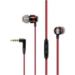 Słuchawki przewodowe douszne Jack 3,5 mm Sennheiser CX 300S czerwone