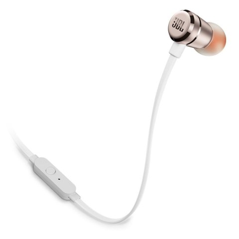 Słuchawki przewodowe douszne Jack 3,5mm z mikrofonem JBL T290 złote