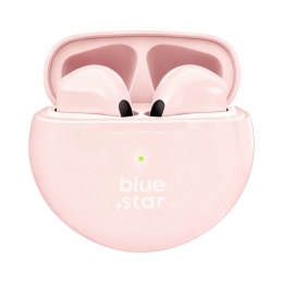 Słuchawki bezprzewodowe douszne Blue Star Circle Beat TX3 TWS różowy