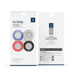DUX DUCIS etui ochronne z plastiku na Apple AirTag (4 pak)