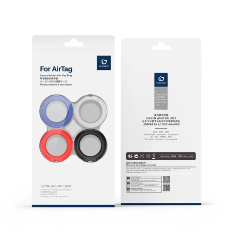 DUX DUCIS etui ochronne z plastiku na Apple AirTag (4 pak)