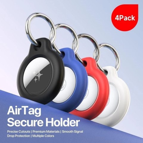 DUX DUCIS etui ochronne z plastiku na Apple AirTag (4 pak)