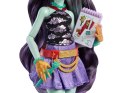 Mattel Lalka Monster High Jinafire Long + figurka zwierzak Cloudy ZA6707