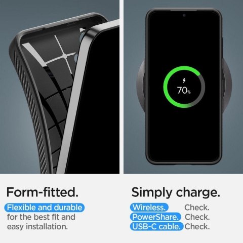 SPIGEN futerał LIQUID AIR do SAMSUNG S24 matte black