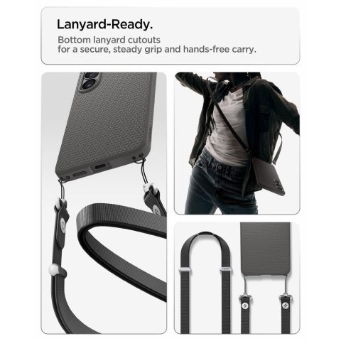 SPIGEN futerał LIQUID AIR do SAMSUNG S26 Plus marble grey