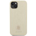 GUESS futerał do IPHONE 13 / 14 / 15 GUHCP15SPS4DGPD (Leather 4G Metal Logo Strass) złoty